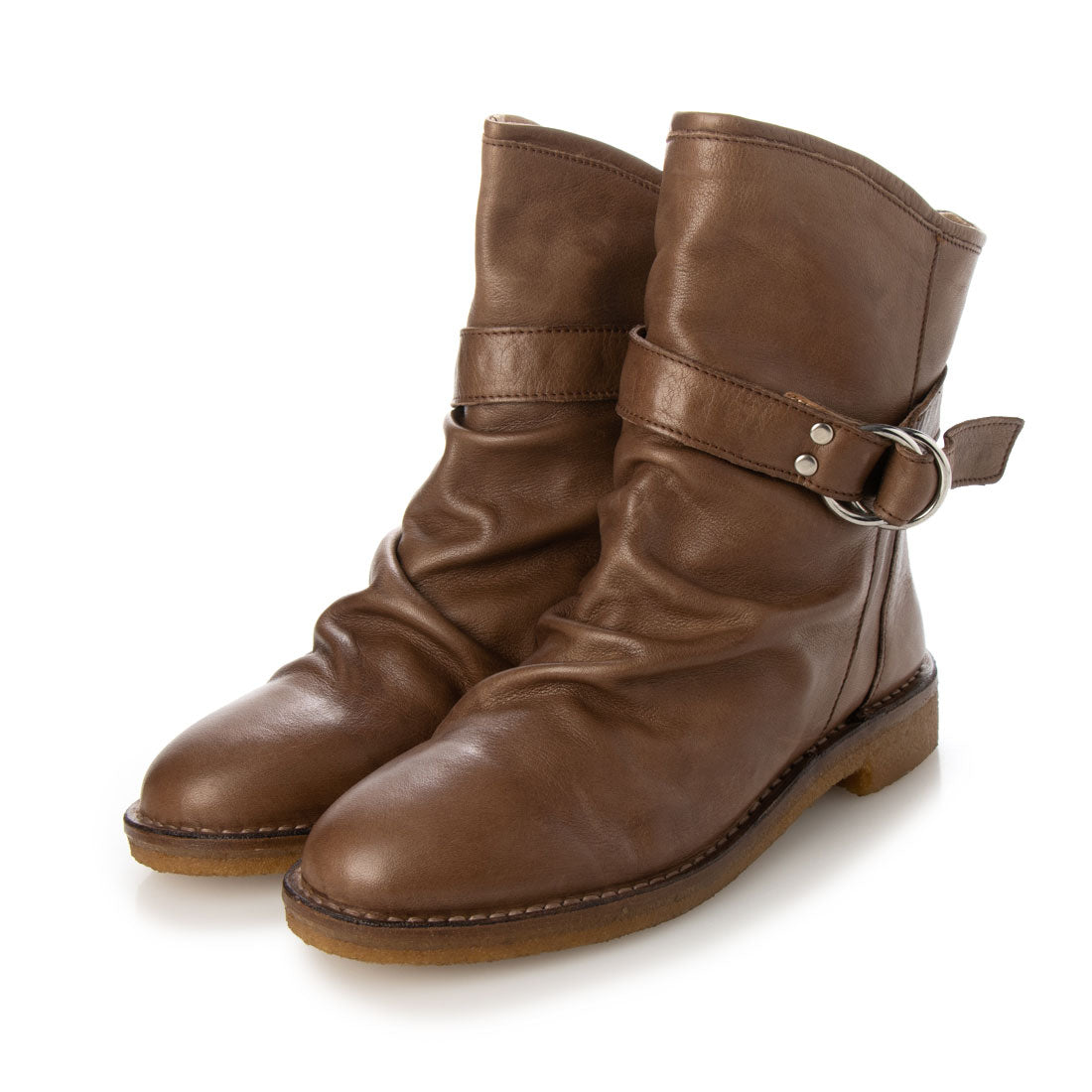 Soft Leather Engineer Boots