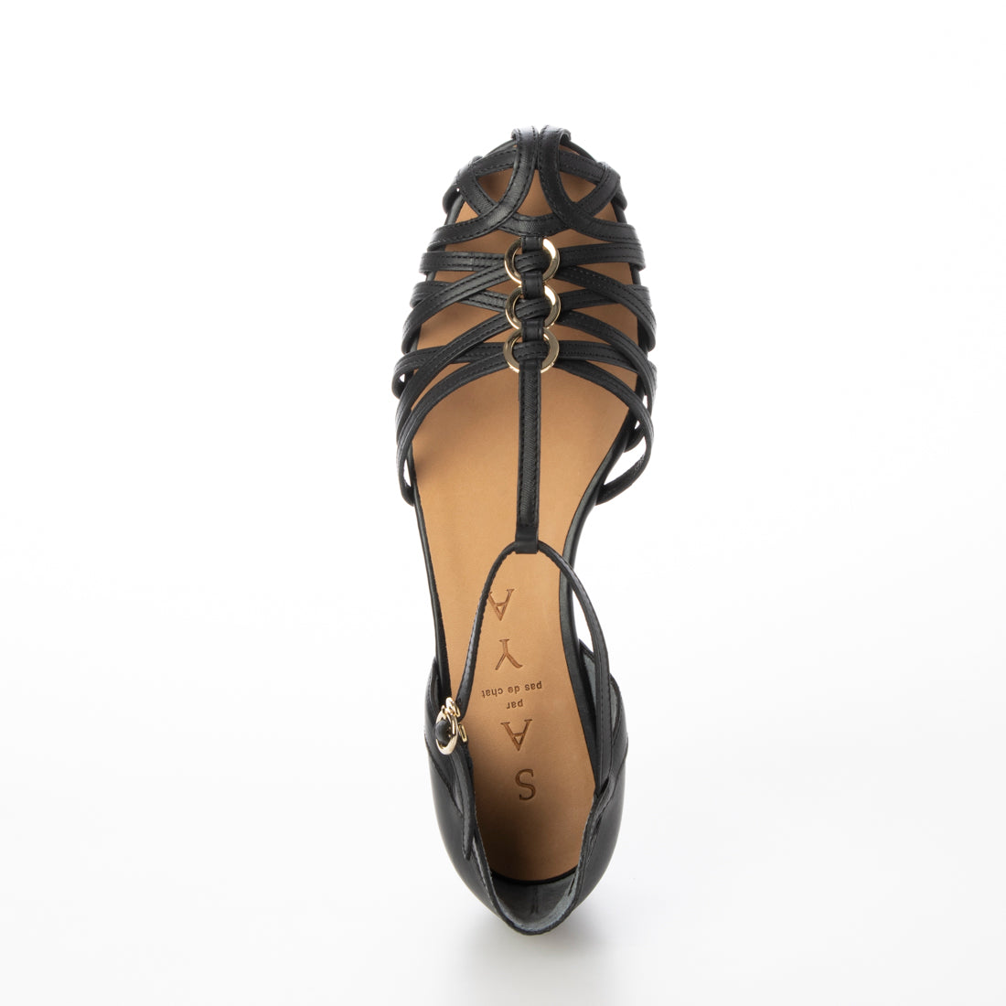 Saya genuine leather strap sandals