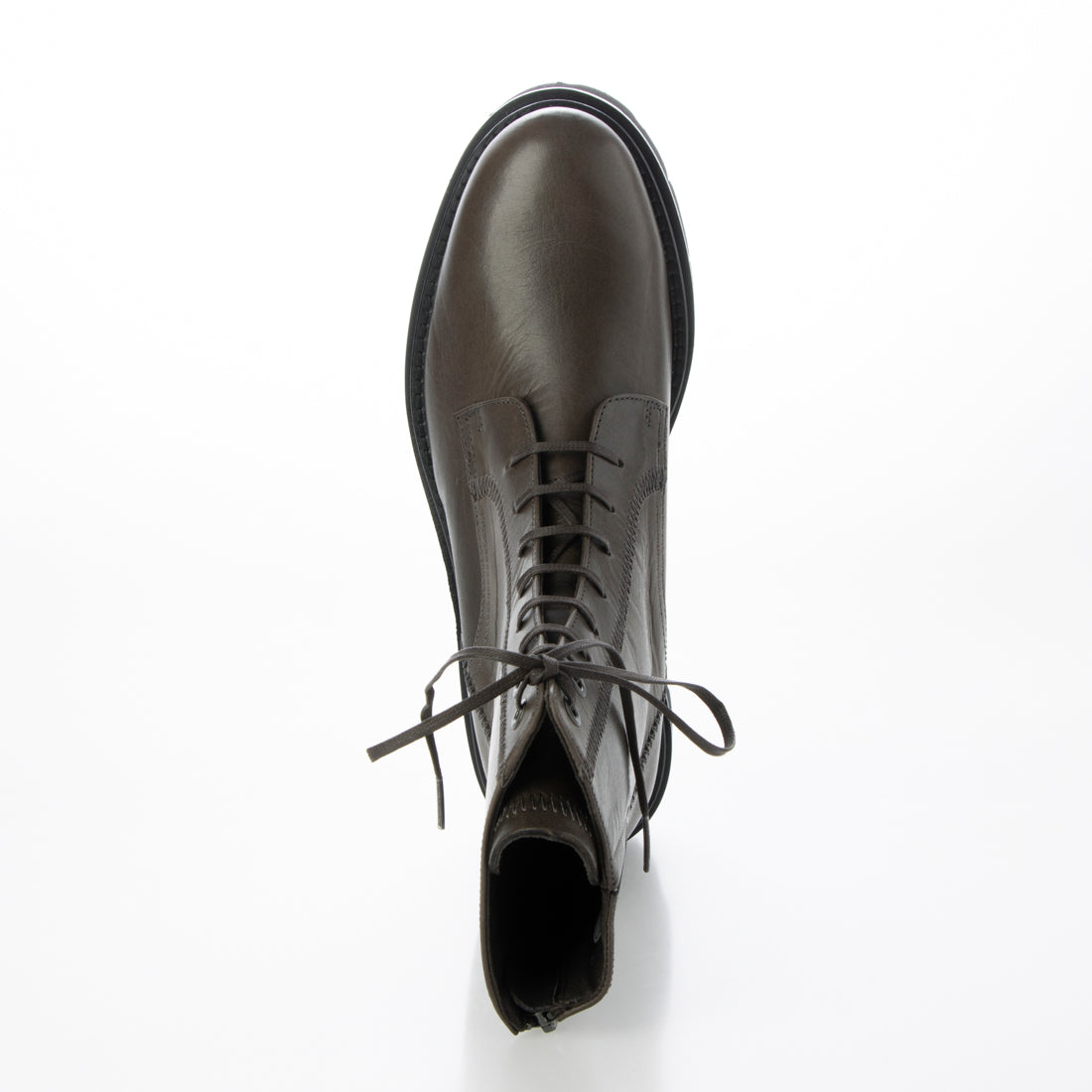 サヤ SAYA 本革タンクソールレースアップシューズ