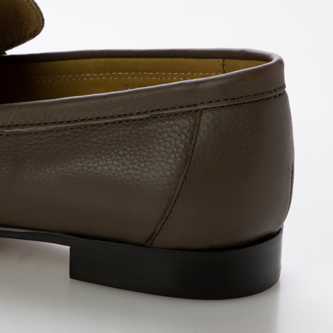 SAYA Flat genuine leather square toe loafers