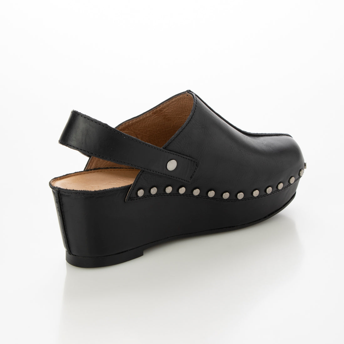 SAYA 5cm Platt-made genuine leather mule sandals