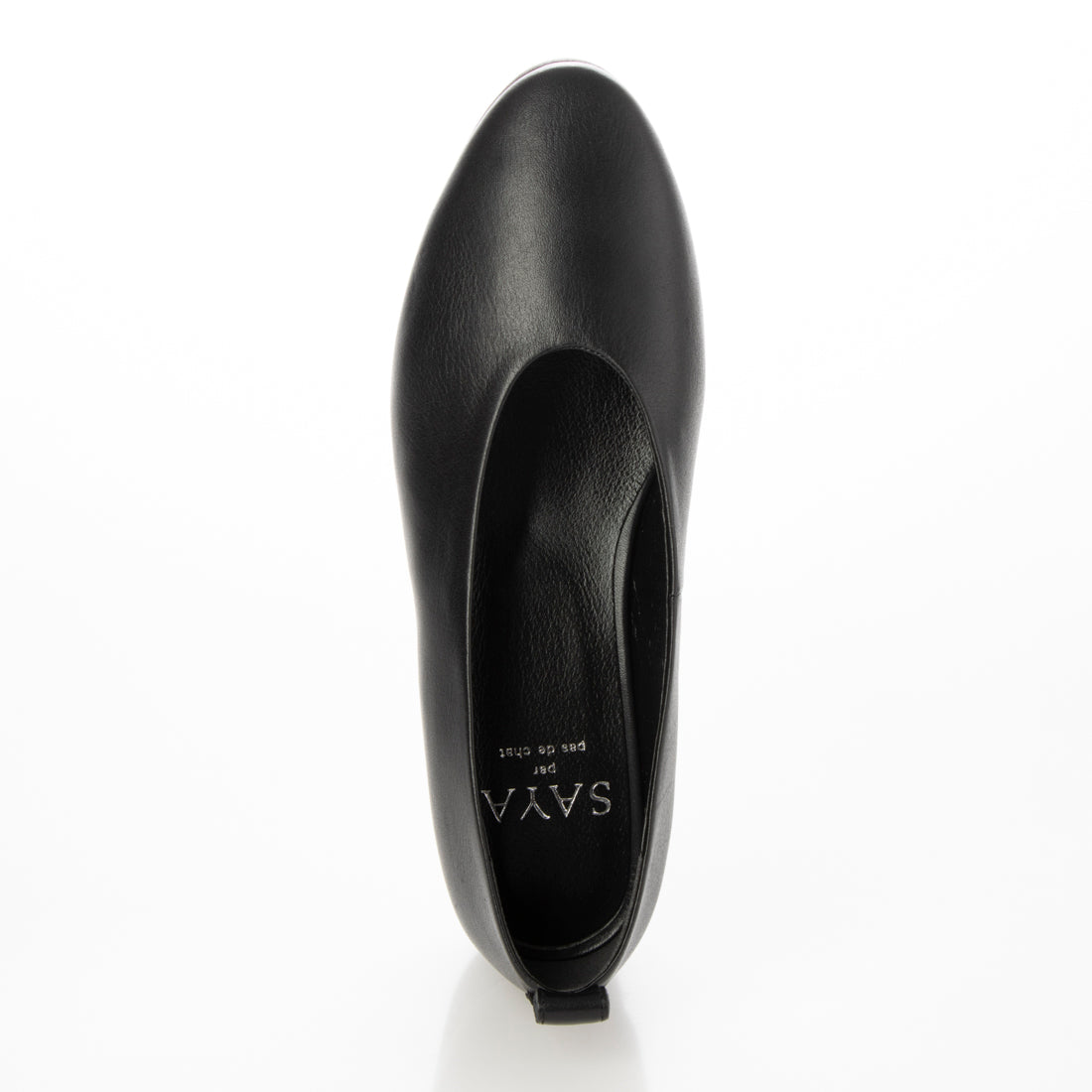 サヤ SAYA フラット本革スリッポンシューズ