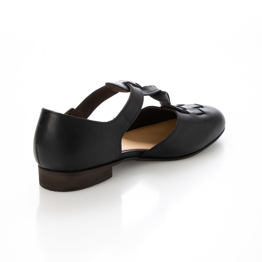 sayaページ SAYA Genuine Leather T-Strap Separate Shoes