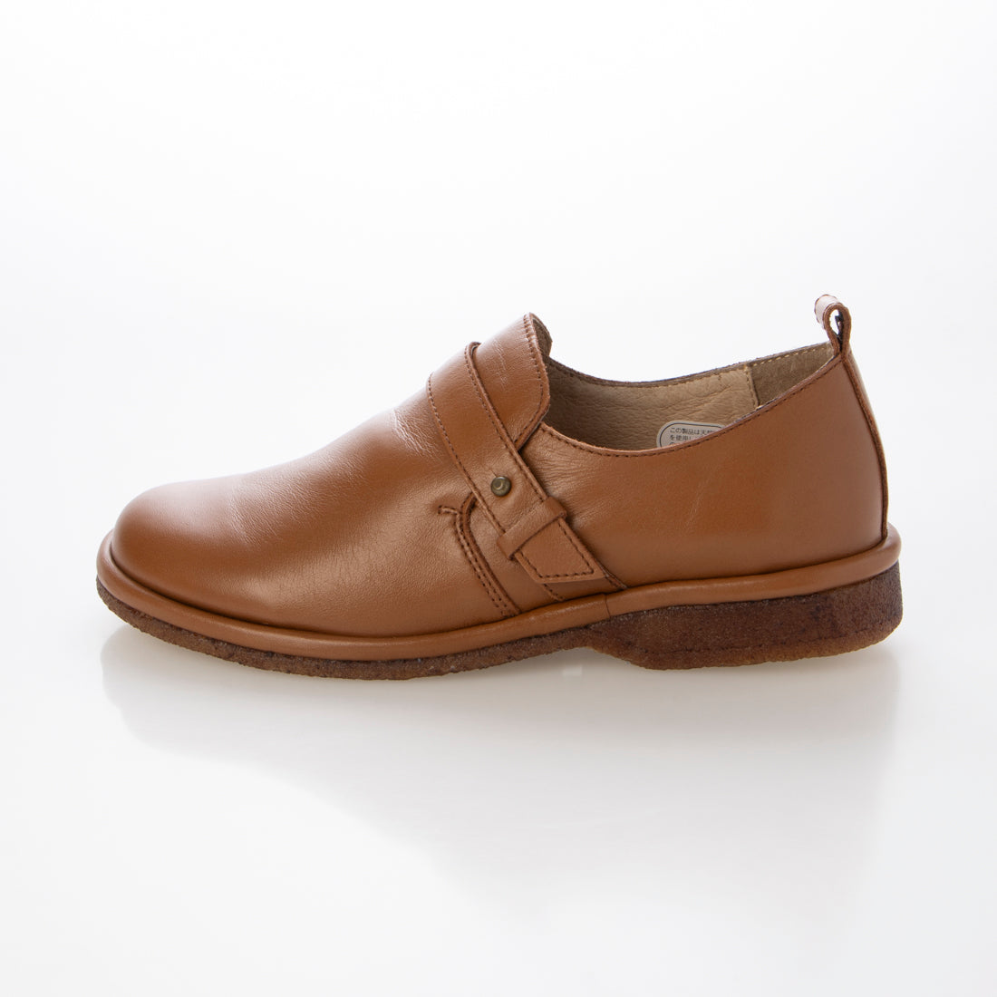 SAYA 【Genuine Leather】 Belt Design Slip-On Shoes
