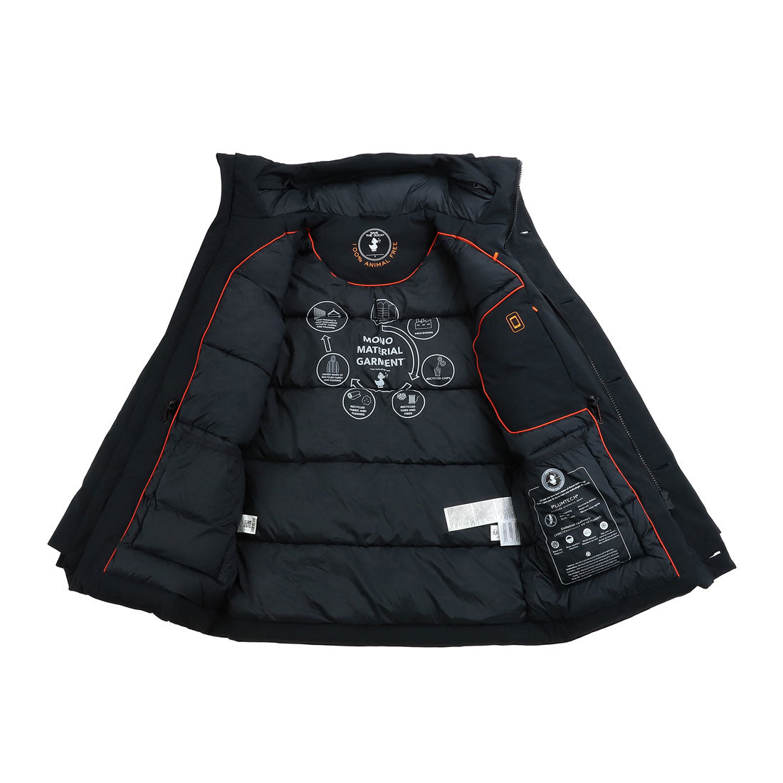セイブザダック SAVE THE DUCK 中綿ジャケット ローナン ARCTIC SMEG JACKET P39340M SMEG19 BLACK
