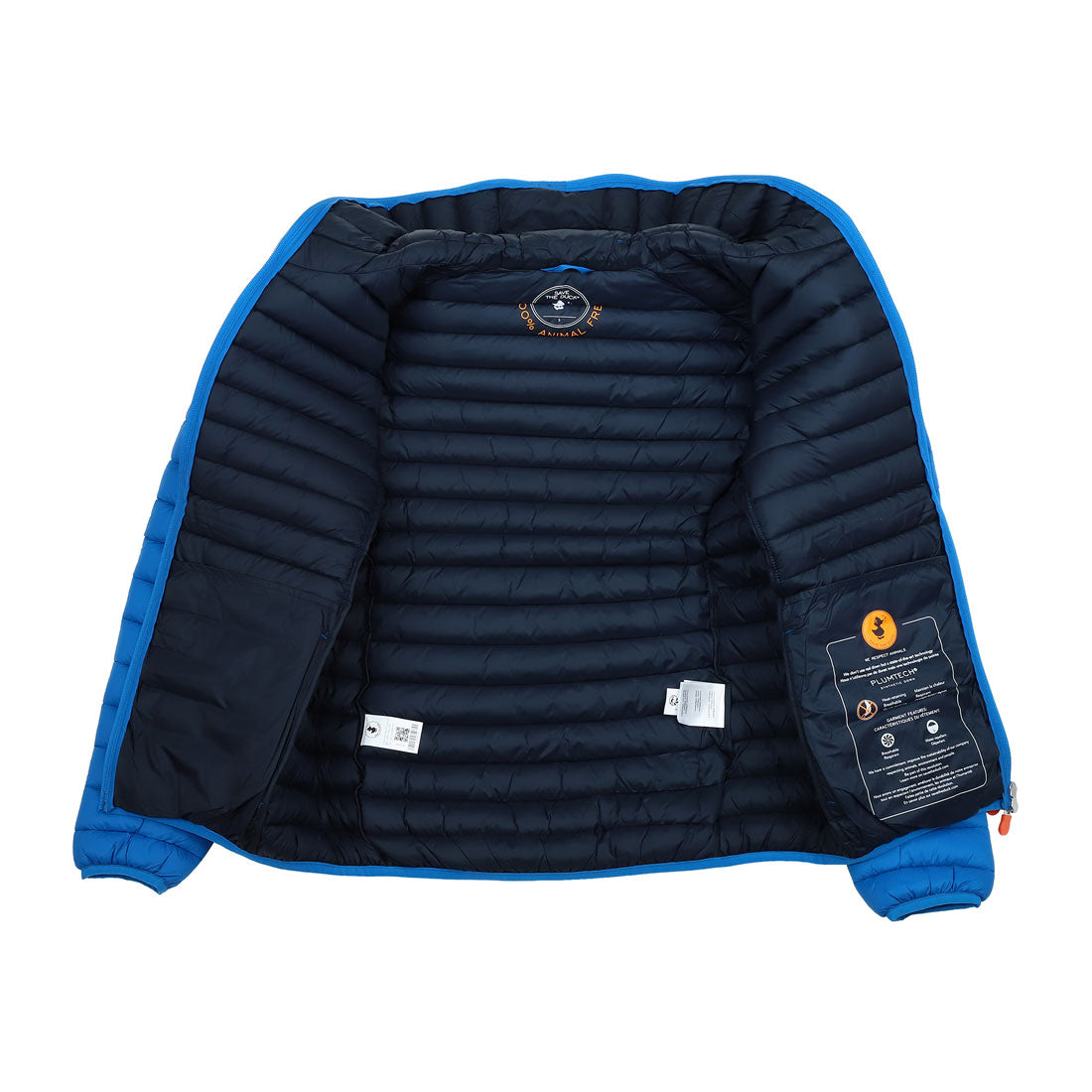 SAVE THE DUCK Down Jacket Donald HOODED PUFFER JACKET D30650M GIGA19 BLUE BERRY