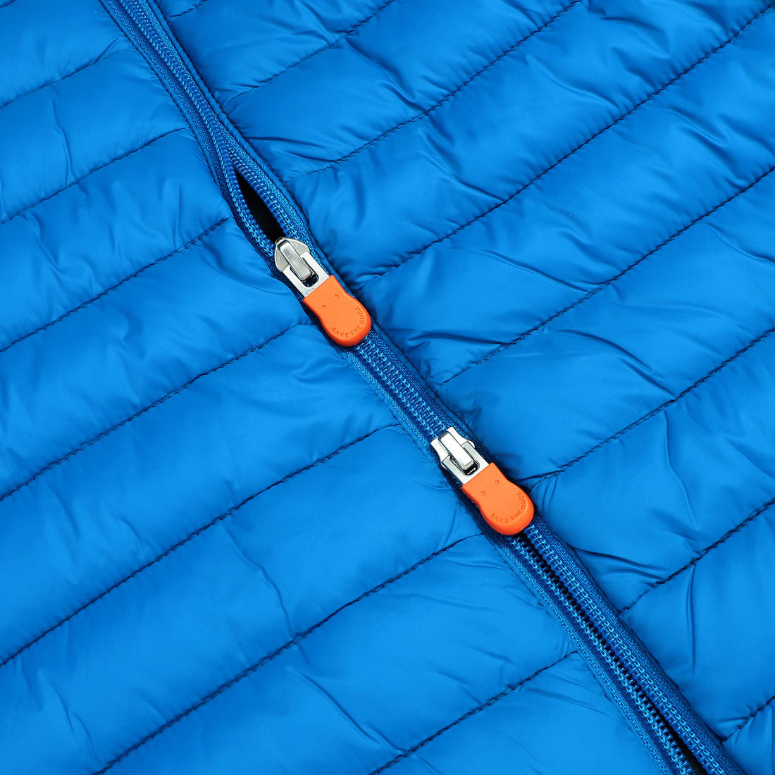 SAVE THE DUCK Down Jacket Donald HOODED PUFFER JACKET D30650M GIGA19 BLUE BERRY