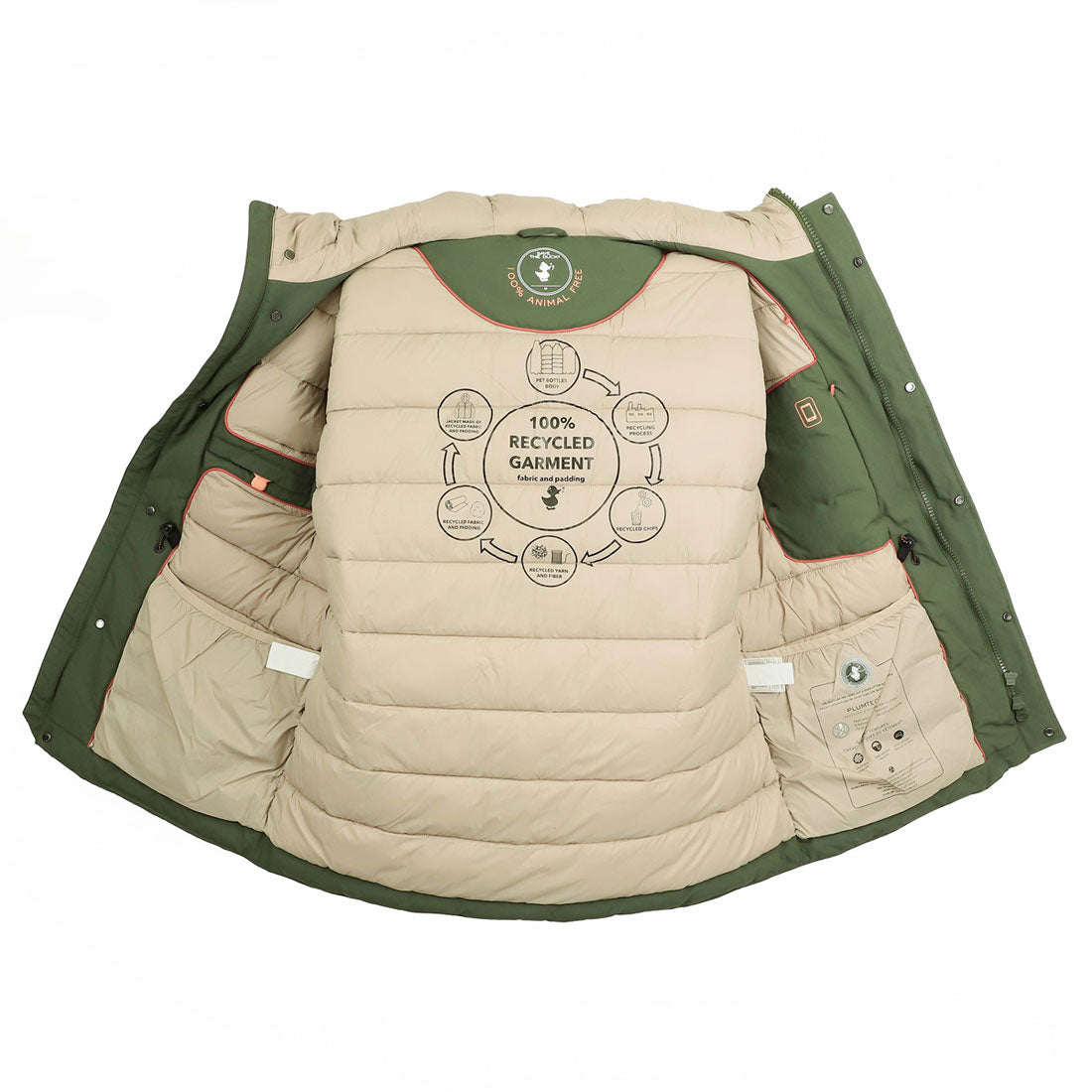セイブザダック SAVE THE DUCK ジャケット フォレスト HOODED JACKET P42293M COTO 21 （グリーン(21652)） グリーン(21652)