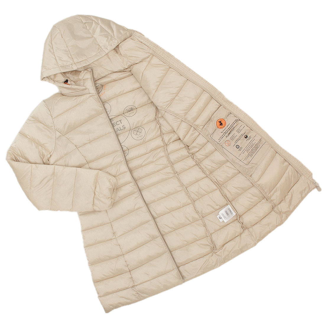 セイブザダック SAVE THE DUCK ダウンジャケット コート リーゼ ベージュ レディース SAVE THE DUCK D47300W IRIS19 40034