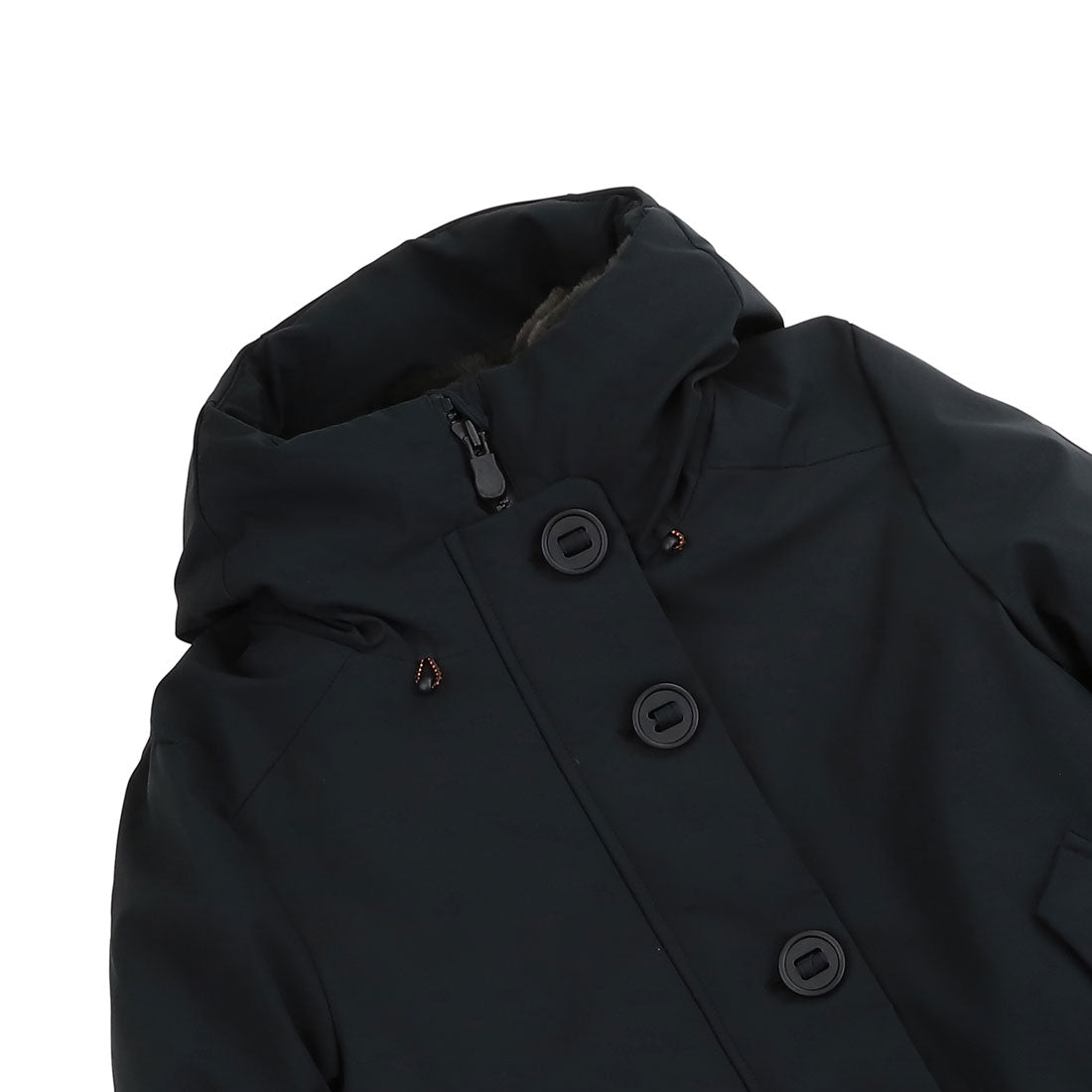 セイブザダック SAVE THE DUCK 中綿外套 シャ諾 HOODED PARKA JACKET P30414W SMEG19 黑色