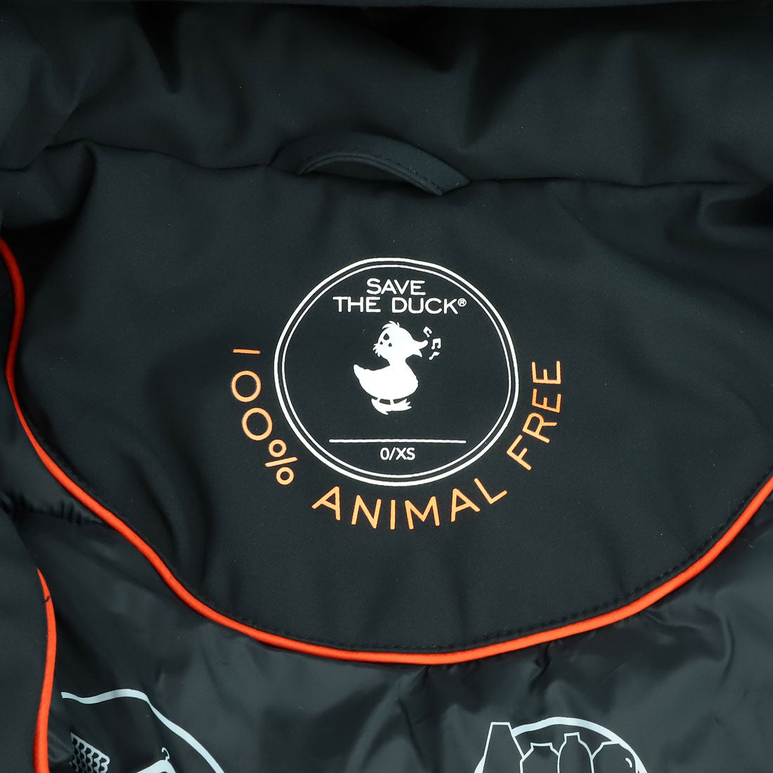 セイブザダック SAVE THE DUCK 中綿外套 シャ諾 HOODED PARKA JACKET P30414W SMEG19 黑色