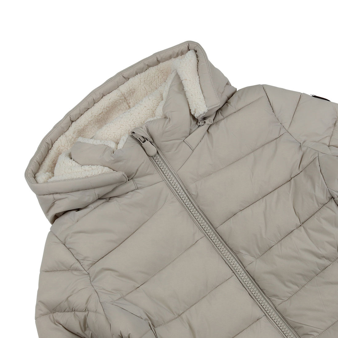 セイブザダック SAVE THE DUCK 中綿外套 喬安 ANIMAL FREE PUFFER JACKET D40988W GIGO19 雨天米色