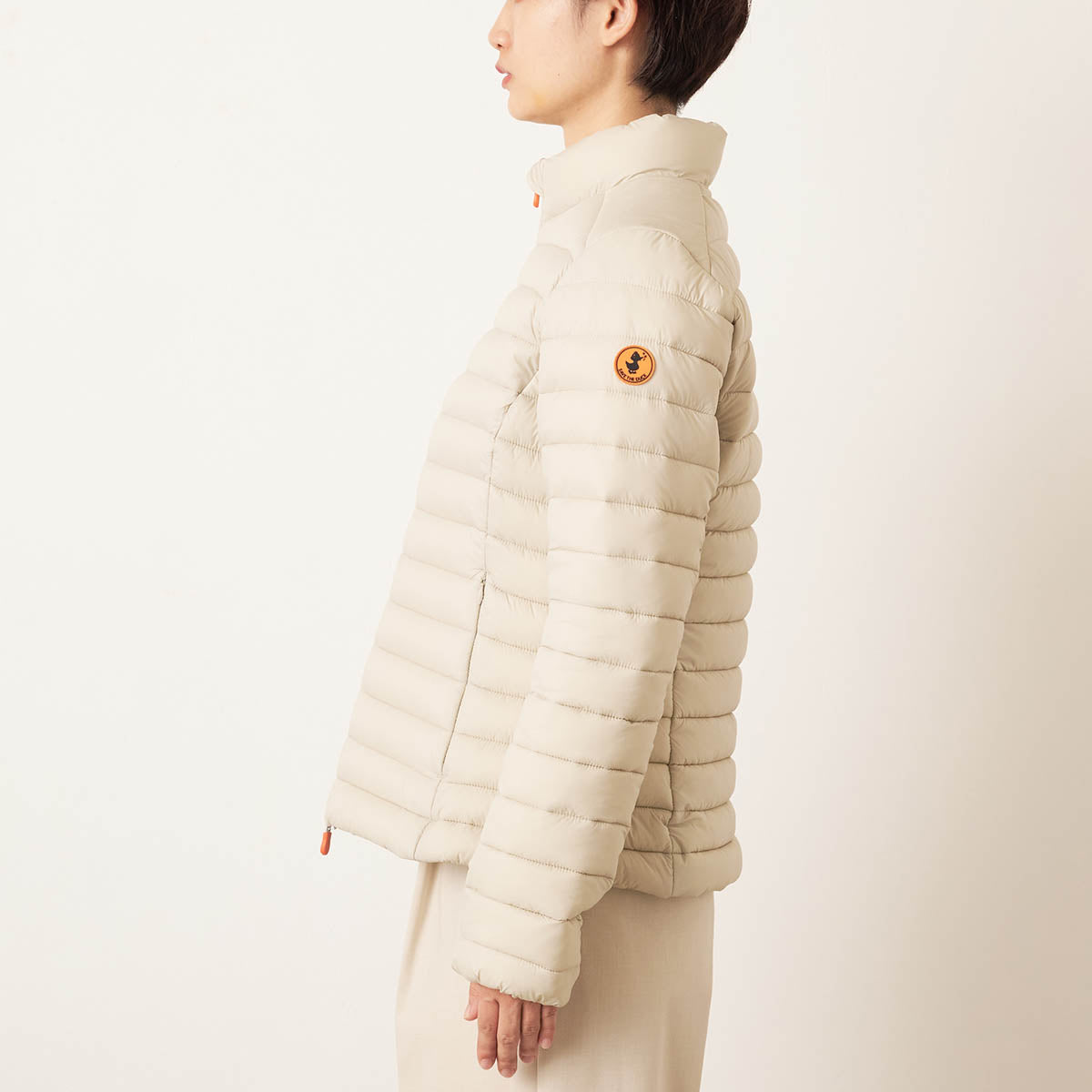 セイブザダック SAVE THE DUCK 中綿ジャケット カーリー ANIMAL FREE PUFFER JACKET D39760W GIGA01 RAINY BEIGE （レイニーベージュ） レイニーベージュ