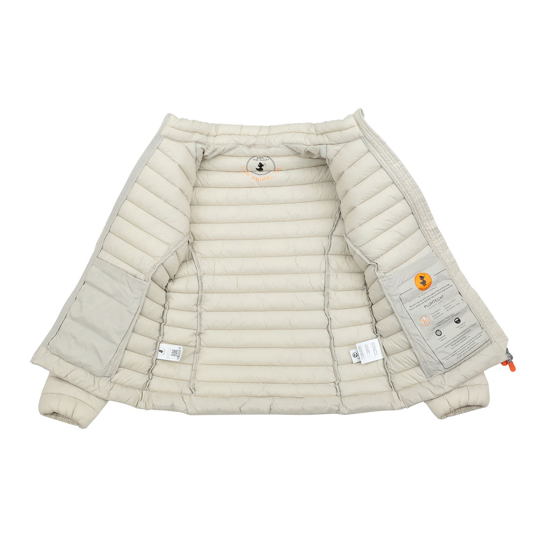 セイブザダック SAVE THE DUCK 中綿ジャケット カーリー ANIMAL FREE PUFFER JACKET D39760W GIGA01 RAINY BEIGE （レイニーベージュ） レイニーベージュ