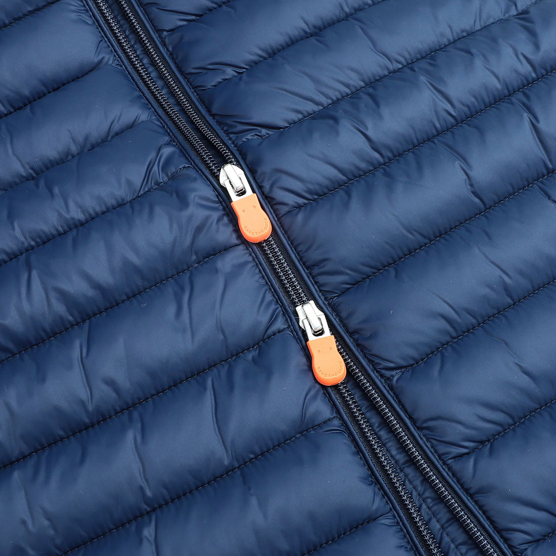 セイブザダック SAVE THE DUCK 中綿背心 夏洛特 ANIMAL FREE PUFFER VEST D88040W GIGA01 海軍藍