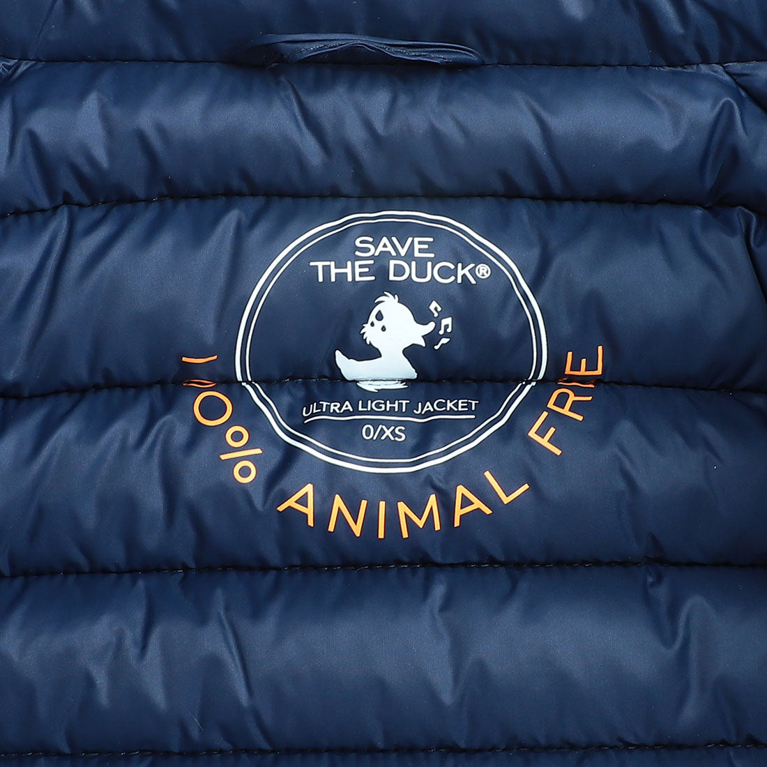 セイブザダック SAVE THE DUCK 中綿背心 夏洛特 ANIMAL FREE PUFFER VEST D88040W GIGA01 海軍藍
