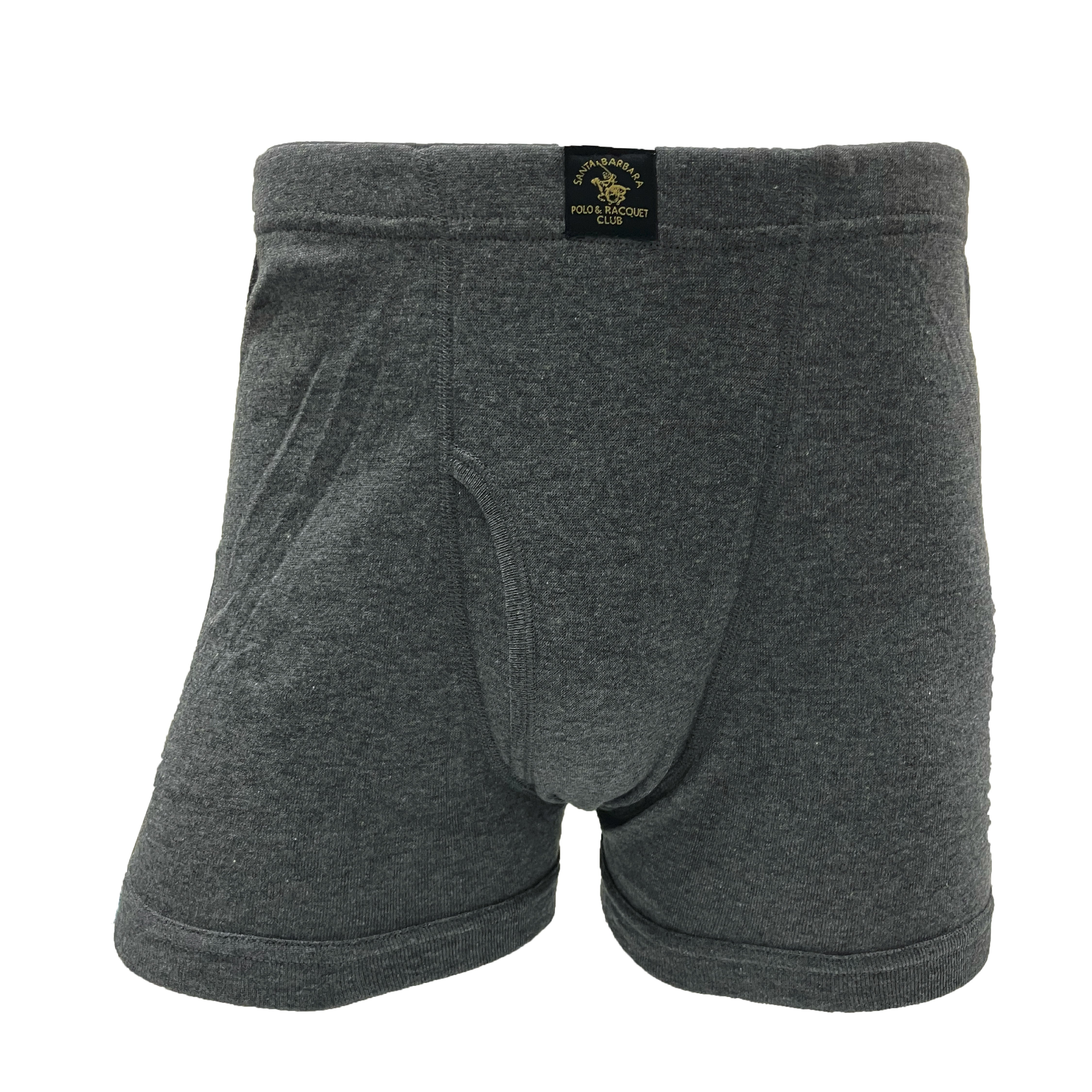 サンタバーバラ ポロ アンド ラケット クラブ SANTA BARBARA POLO&RACQUET CLUB 前開き ボクサーブリーフ 綿混素材 【返品不可商品】 （グレー） グレー