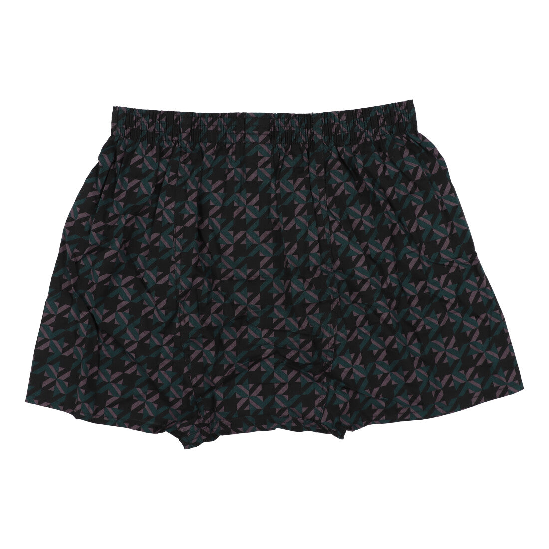 サンタバーバラ ポロ アンド ラケット クラブ SANTA BARBARA POLO&RACQUET CLUB 前開き トランクス 綿100％ 【返品不可商品】 （ブラック） ブラック