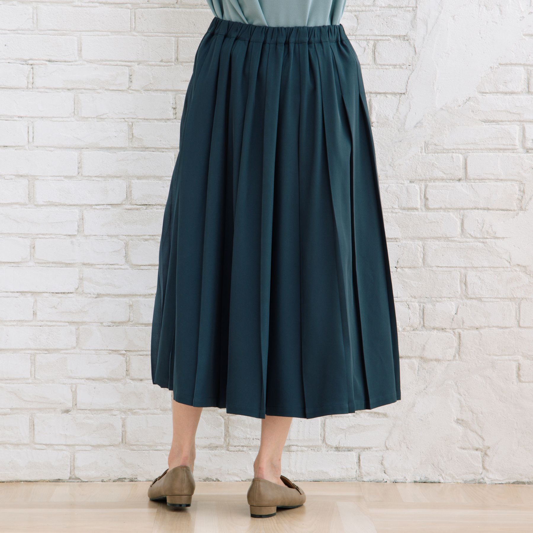 サブストリート マイスタンダード sabstreet my standard 【大きいサイズ】 9号・15号(M・3L) アシメプリーツスカート （チャコール） チャコール