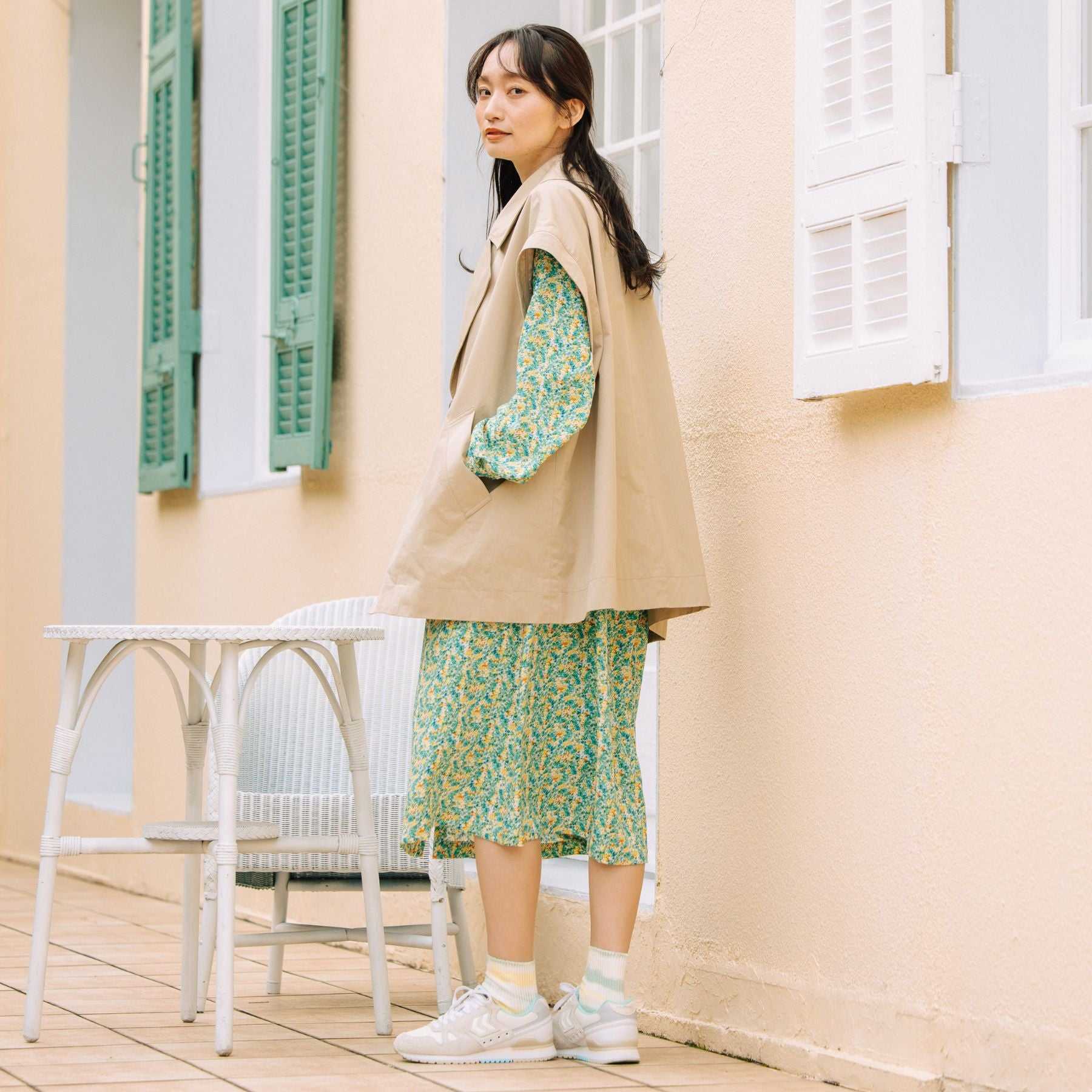 サブストリート マイスタンダード sabstreet my standard 【大きいサイズ】 15号(3L) FONTLAB MA-1スリーブショートコート （ベージュ） ベージュ