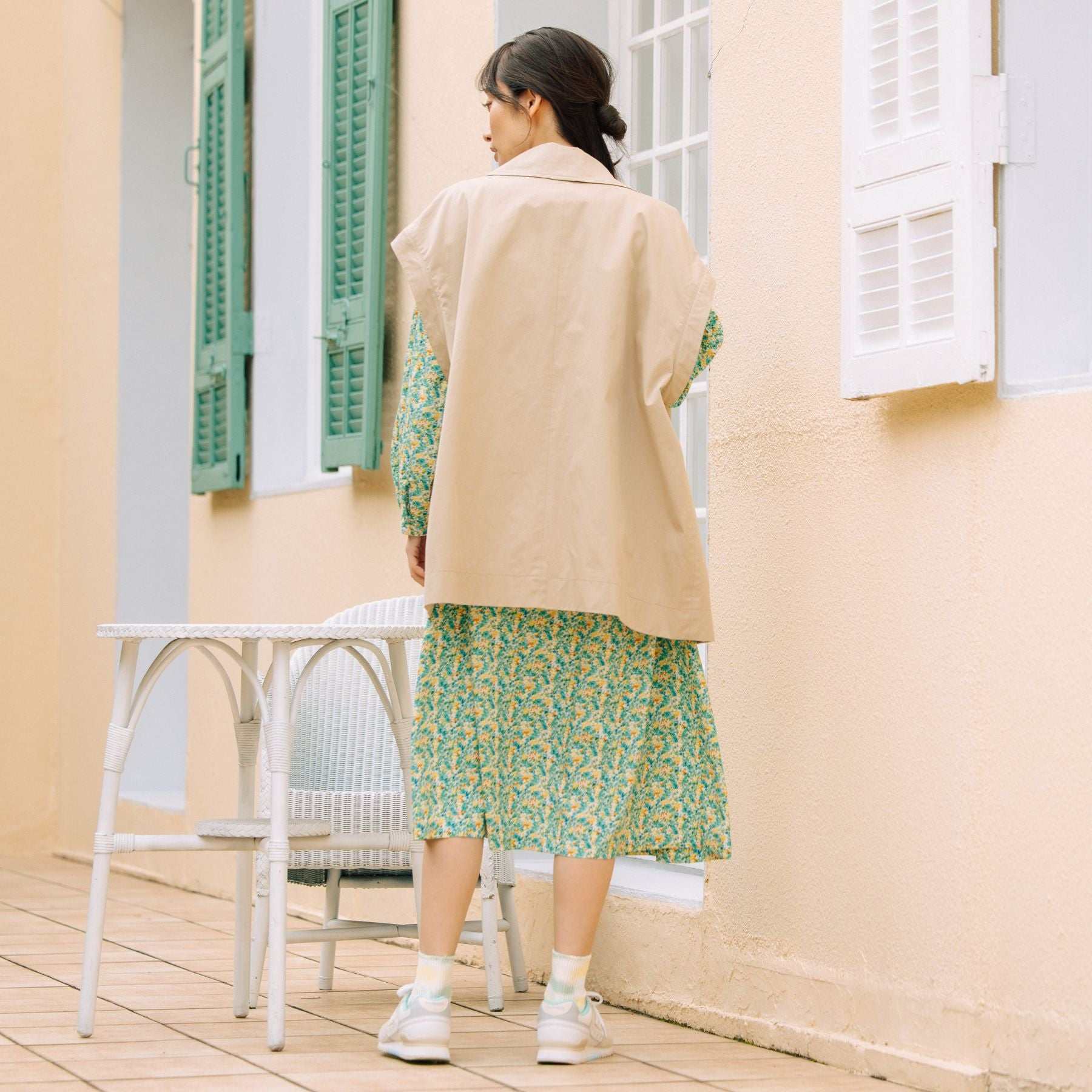 サブストリート マイスタンダード sabstreet my standard 【大きいサイズ】 15号(3L) FONTLAB MA-1スリーブショートコート （ベージュ） ベージュ