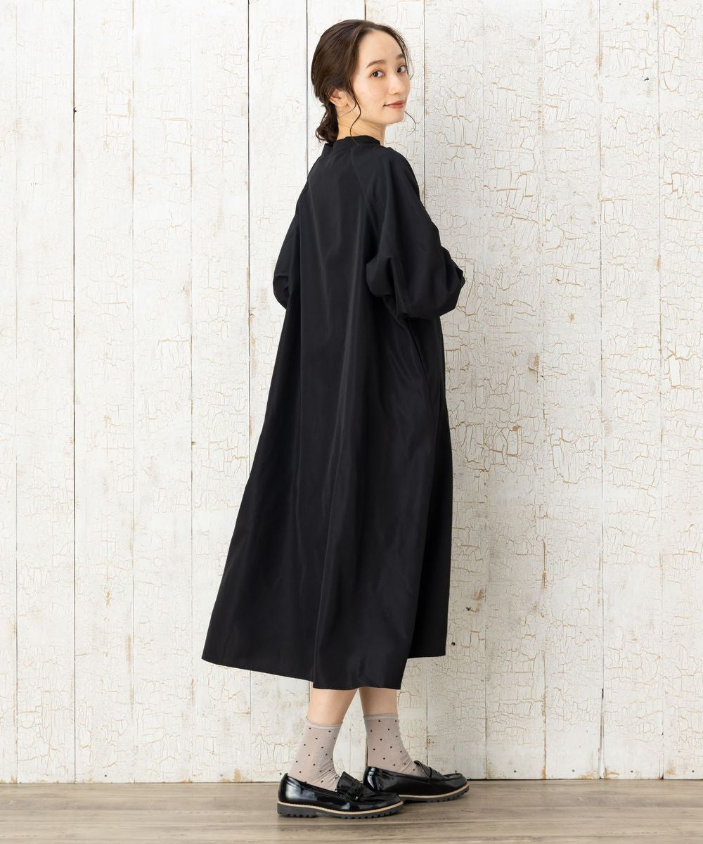 イージーケアタックスリーブゆるワンピース （サックスブルー） サックスブルー