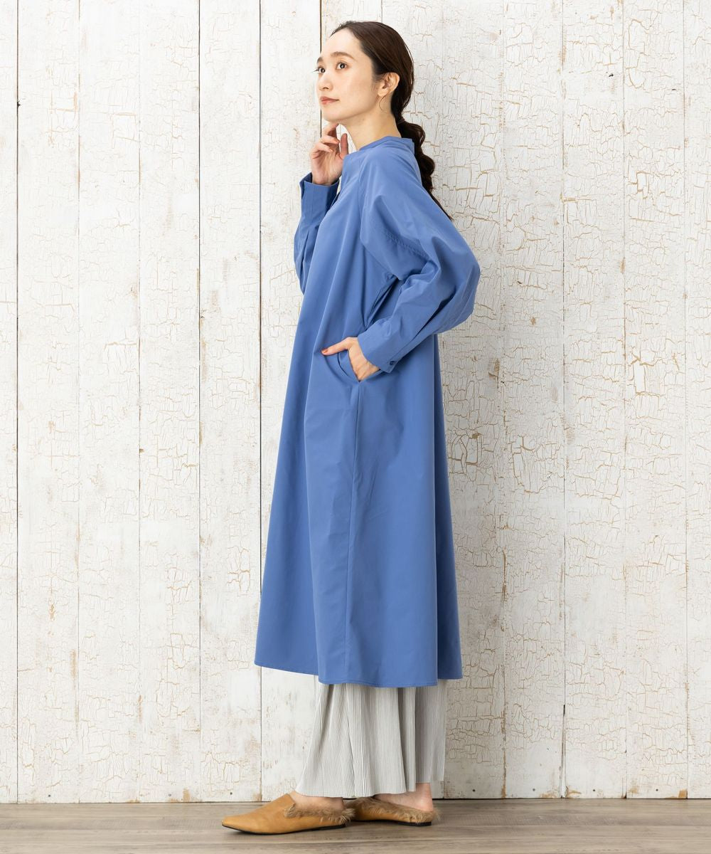 イージーケアタックスリーブゆるワンピース （サックスブルー） サックスブルー