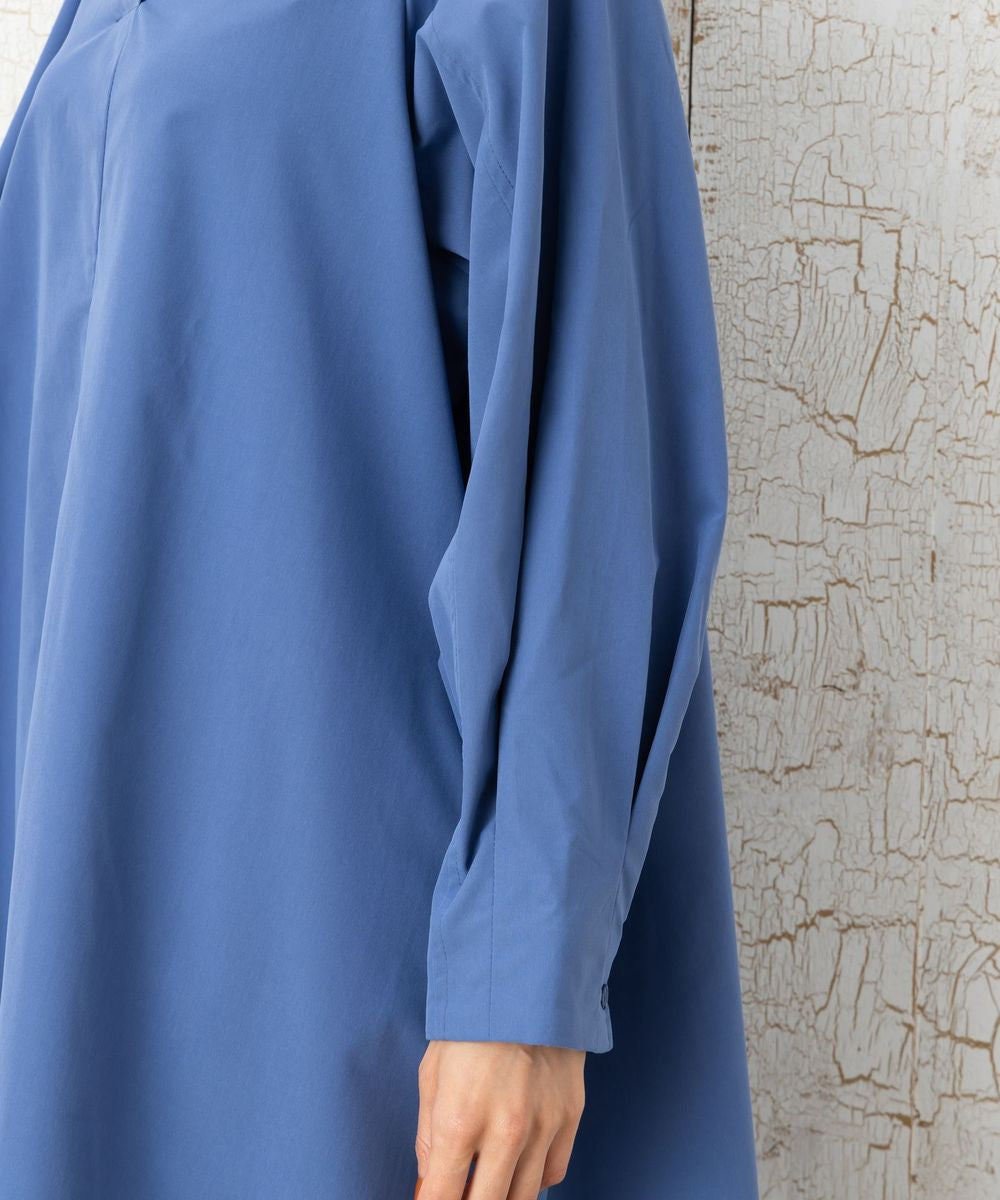 イージーケアタックスリーブゆるワンピース （サックスブルー） サックスブルー