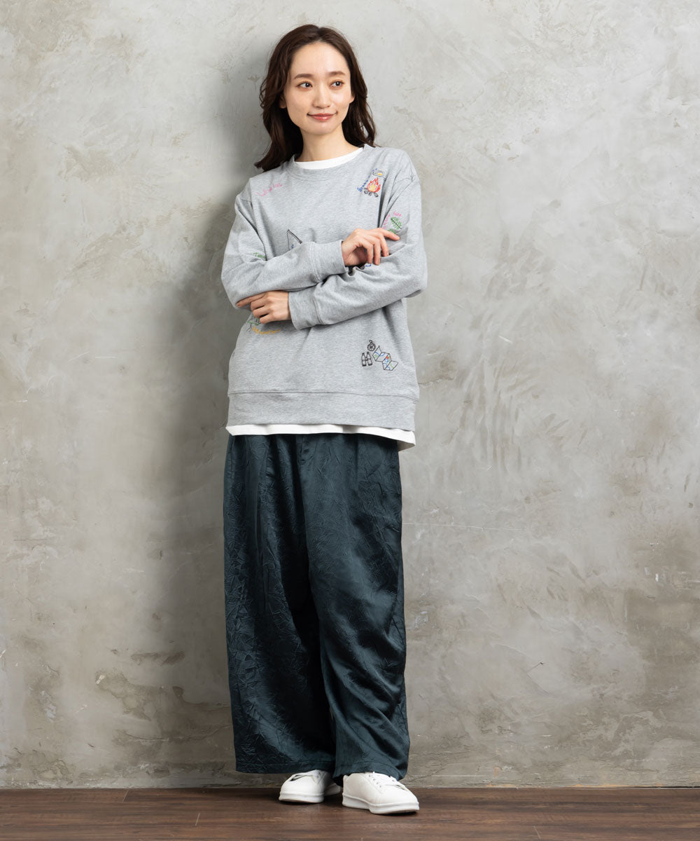 サブストリート マイスタンダード sabstreet my standard 【大きいサイズ】 9号・15号・19号(M・3L・5L) レッツキャンピングスウェット （ネイビー） ネイビー
