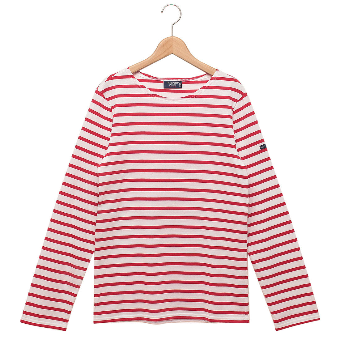 セントジェームス SAINT JAMES Tシャツ カットソー レッド ホワイト メンズ ST.JAMES 9858,NEIGETULIPE