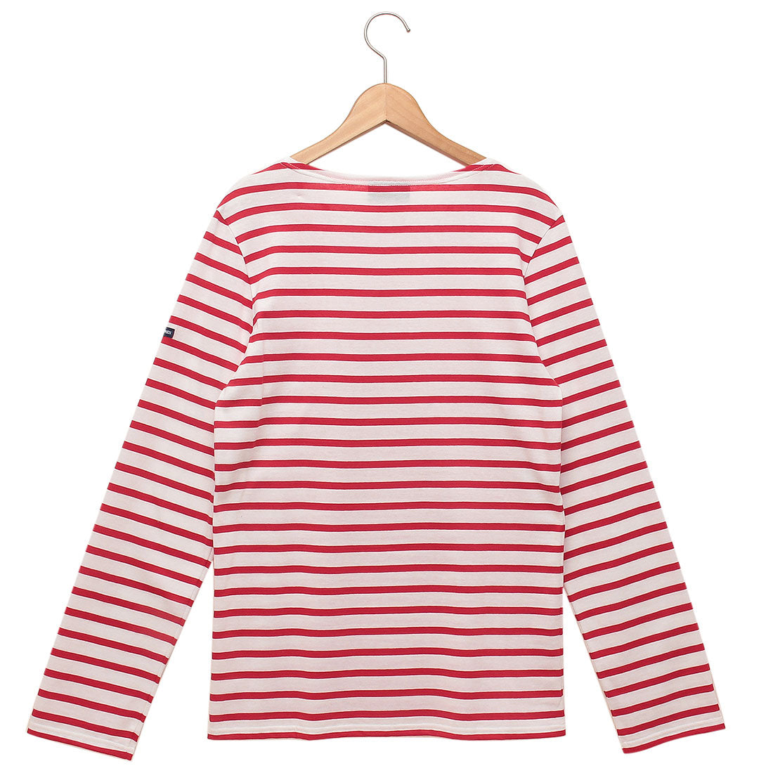 セントジェームス SAINT JAMES Tシャツ カットソー レッド ホワイト メンズ ST.JAMES 9858