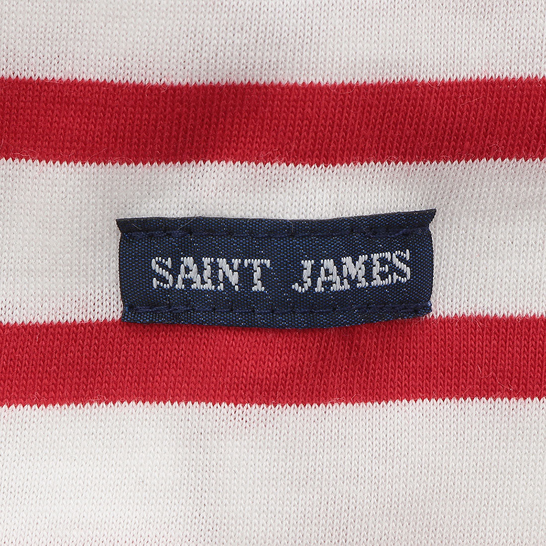 セントジェームス SAINT JAMES Tシャツ カットソー レッド ホワイト メンズ ST.JAMES 9858