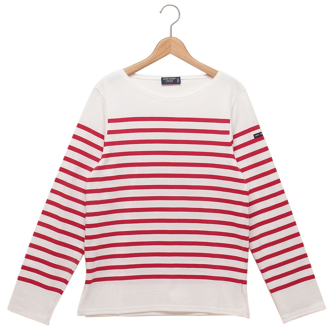 セントジェームス SAINT JAMES Tシャツ カットソー レッド ホワイト メンズ ST.JAMES 2691,NEIGETULIPE