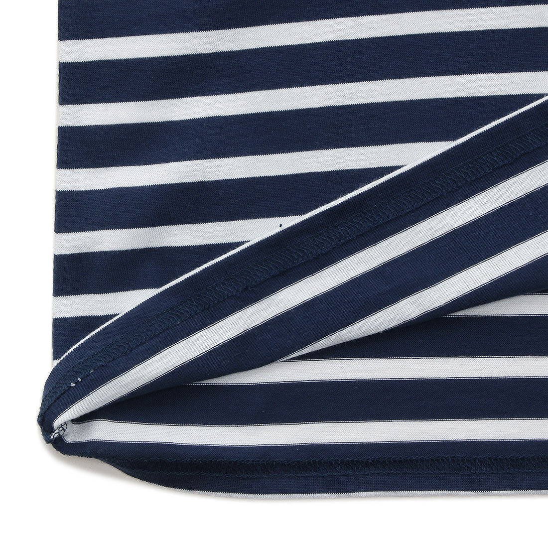 セントジェームス SAINT JAMES Tシャツ カットソー ホワイト ブルー メンズ ST.JAMES 9858