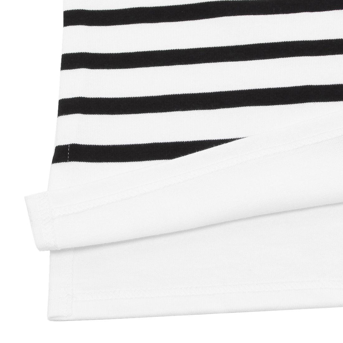 セントジェームス SAINT JAMES Tシャツ カットソー ナヴァル ホワイト ブラック メンズ ST.JAMES 2691 NEIGE NOIR （NEIGE NOIR） NEIGE NOIR