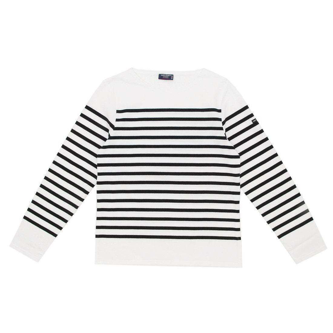 セントジェームス SAINT JAMES Tシャツ カットソー ナヴァル ホワイト ブラック メンズ ST.JAMES 2691 NEIGE NOIR （NEIGE NOIR） NEIGE NOIR