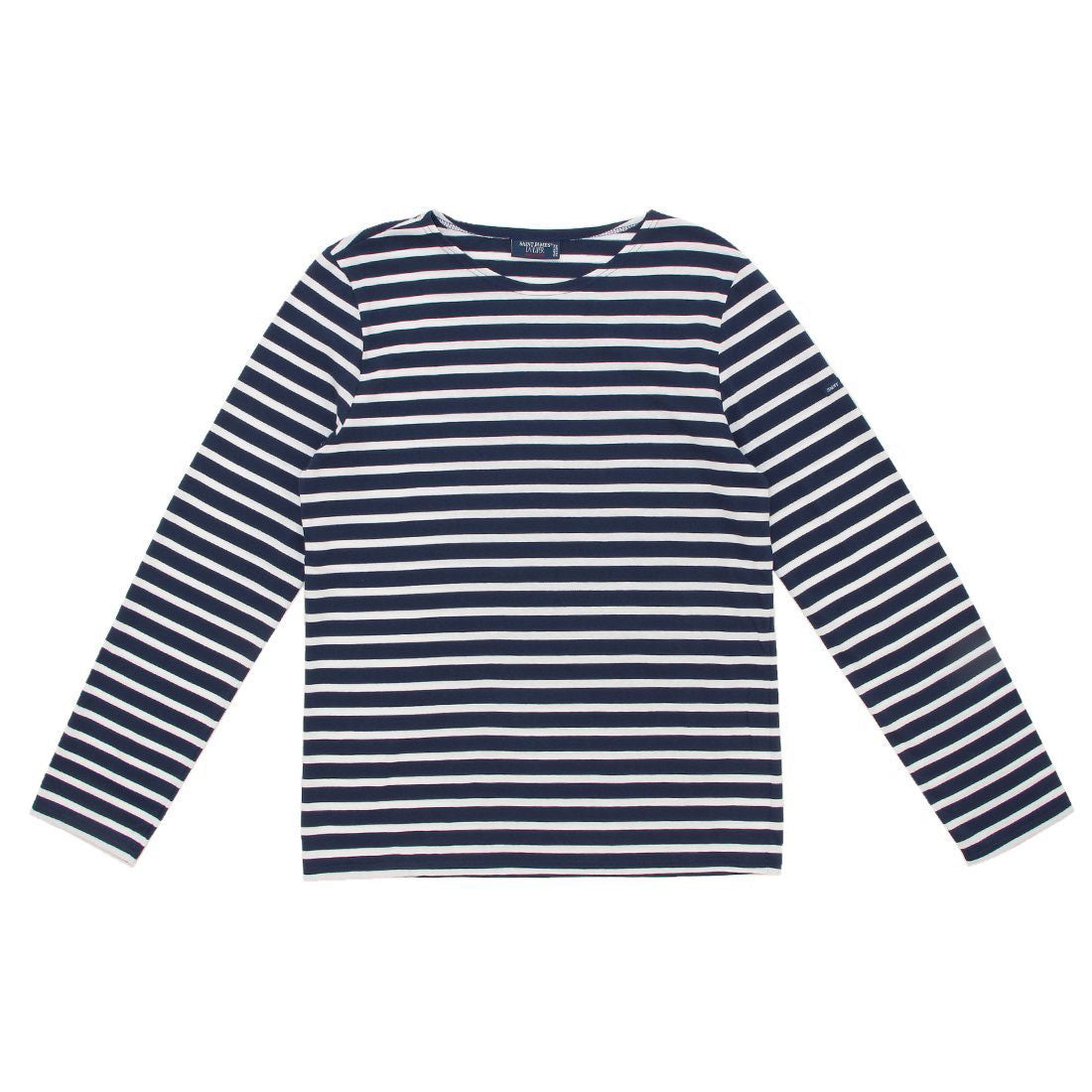 セントジェームス SAINT JAMES Tシャツ カットソー マンキエモダン ホワイト ネイビー メンズ ST.JAMES 9858 MARINE NEIGE （MARINE NEIGE） MARINE NEIGE