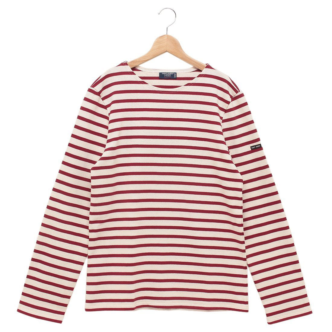 セントジェームス SAINT JAMES Tシャツ カットソー メリディアン モダン ホワイト ワインレッド メンズ ST.JAMES 6870 ECRU PERSAN （ECRU PERSAN） ECRU PERSAN