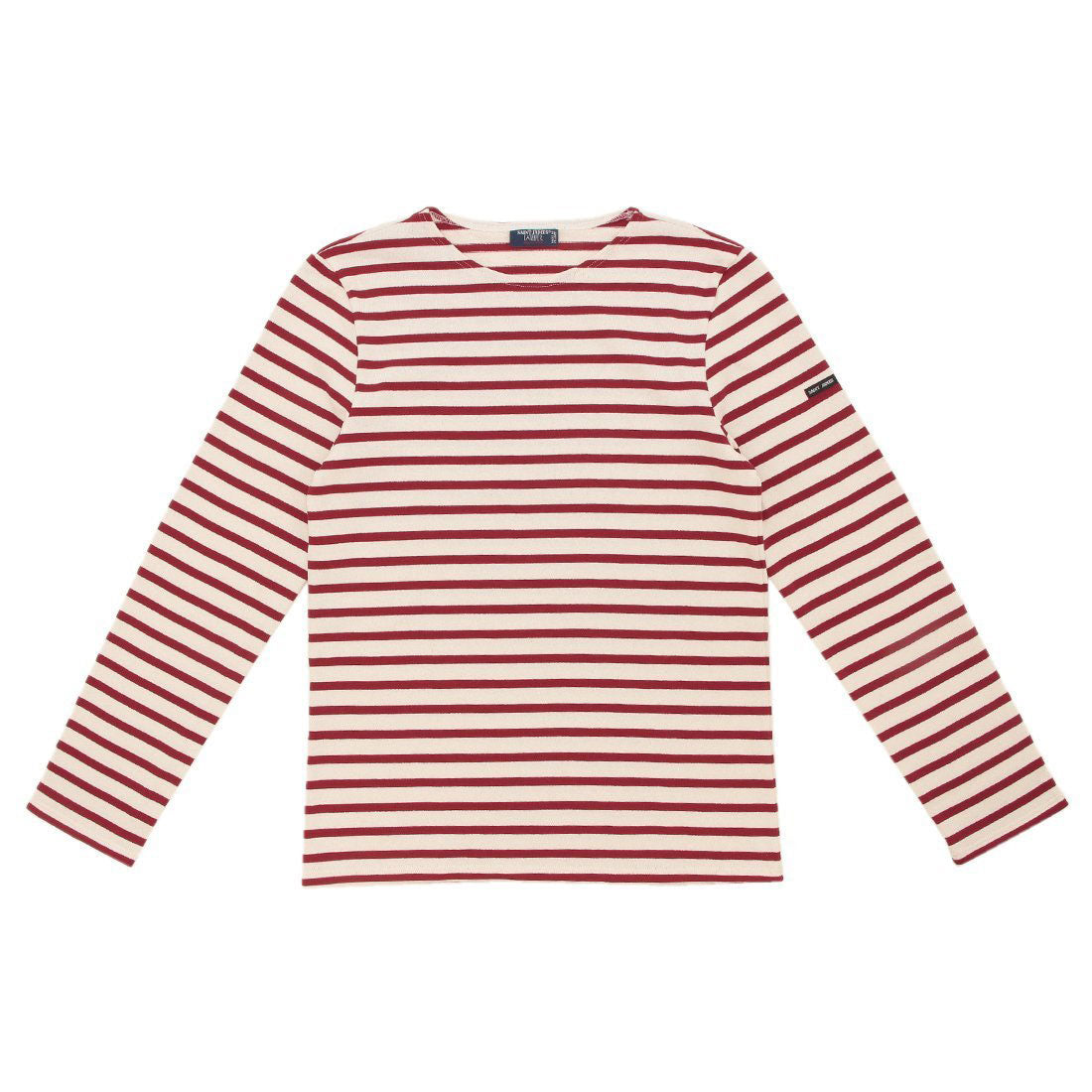 セントジェームス SAINT JAMES Tシャツ カットソー メリディアン モダン ホワイト ワインレッド メンズ ST.JAMES 6870 ECRU PERSAN （ECRU PERSAN） ECRU PERSAN