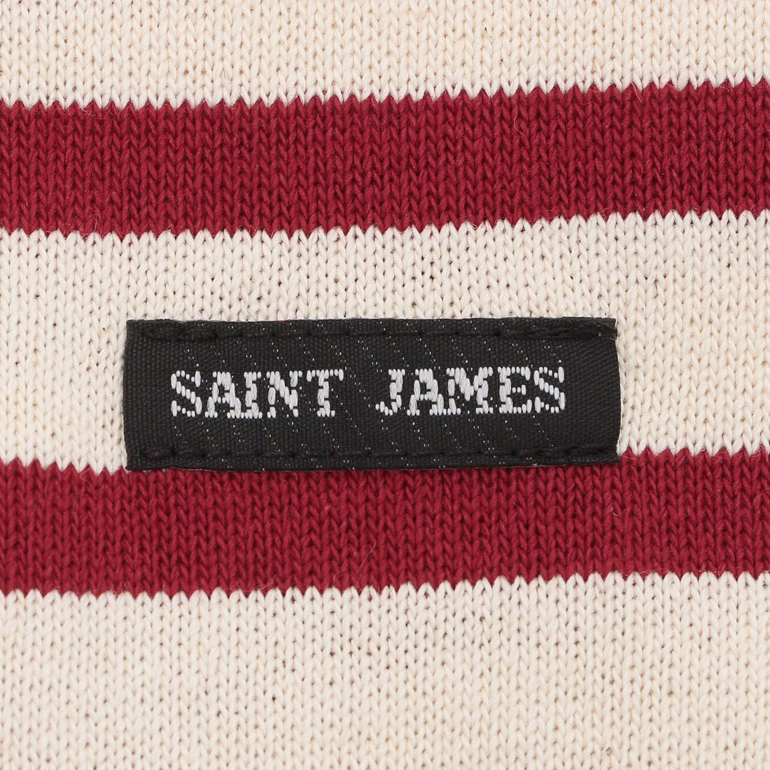 セントジェームス SAINT JAMES Tシャツ カットソー メリディアン モダン ホワイト ワインレッド メンズ ST.JAMES 6870 ECRU PERSAN （ECRU PERSAN） ECRU PERSAN