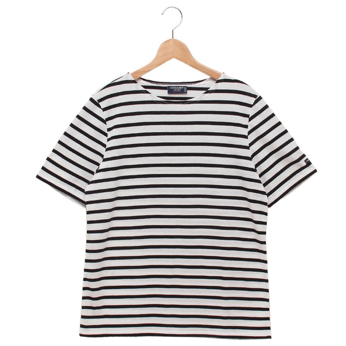 セントジェームス SAINT JAMES Tシャツ カットソー レヴァント モダン ホワイト ブラック メンズ ST.JAMES 9863 NEIGE NOIR （NEIGE NOIR） NEIGE NOIR