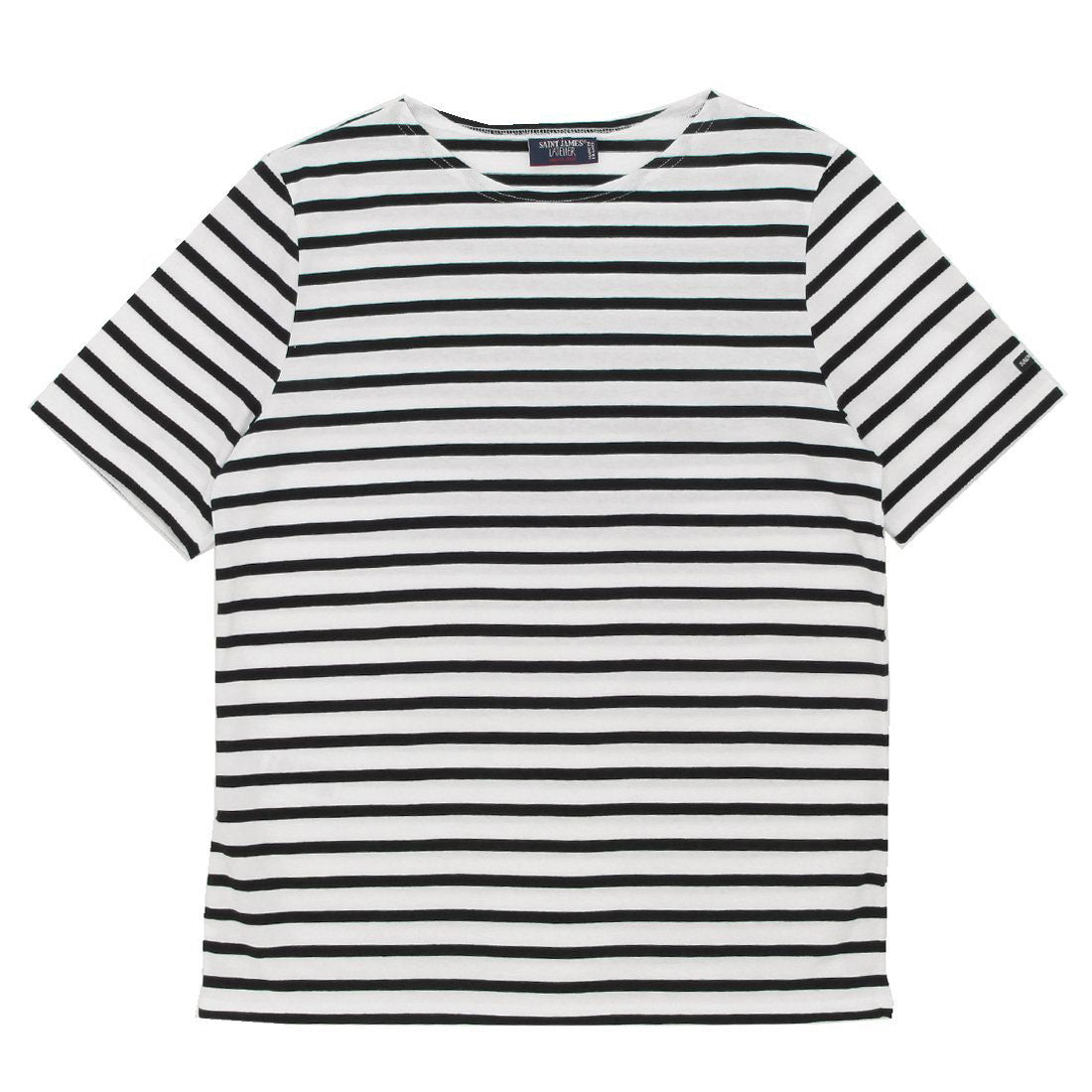 セントジェームス SAINT JAMES Tシャツ カットソー レヴァント モダン ホワイト ブラック メンズ ST.JAMES 9863 NEIGE NOIR （NEIGE NOIR） NEIGE NOIR