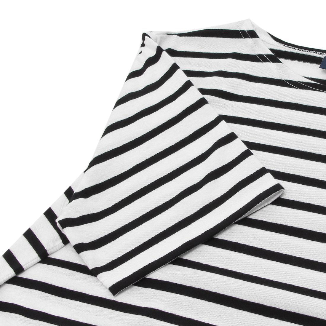 セントジェームス SAINT JAMES Tシャツ カットソー レヴァント モダン ホワイト ブラック メンズ ST.JAMES 9863 NEIGE NOIR （NEIGE NOIR） NEIGE NOIR
