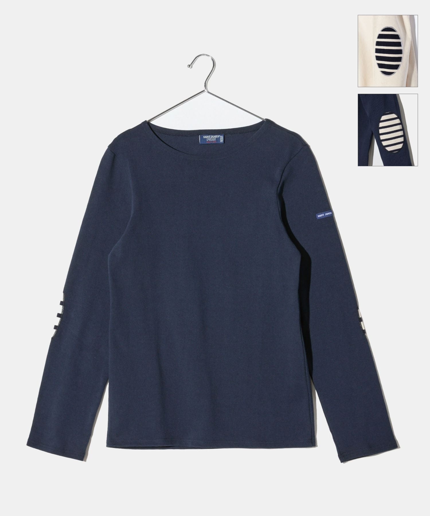 セントジェームス SAINT JAMES セントジェームス SAINT JAMES 8441 Tシャツ メンズ レディース トップス 長袖 ボーダーカットソー コットン ECRU MERIDIEN MODERNE U COUD 0844 （NAVY） NAVY