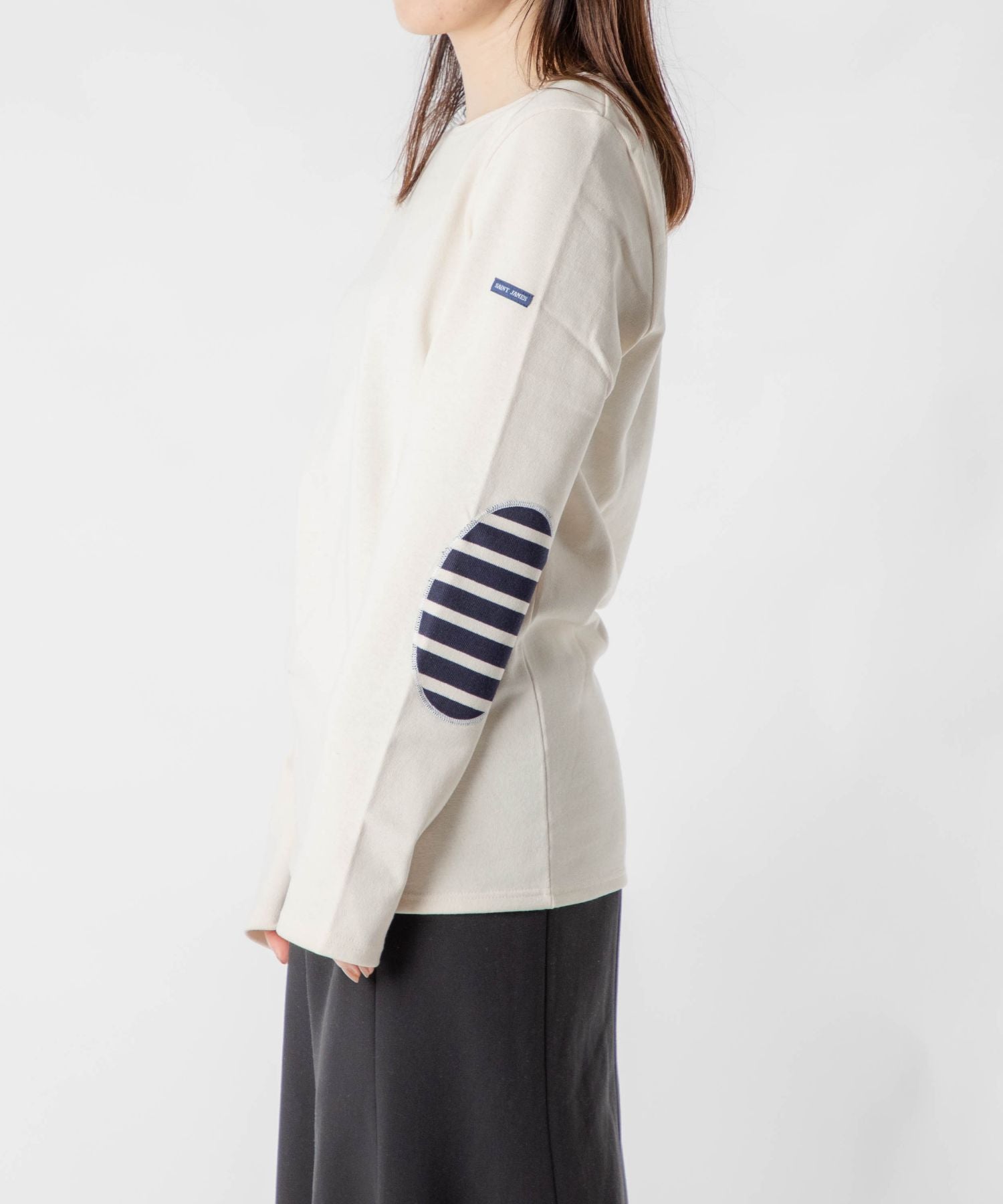 セントジェームス SAINT JAMES セントジェームス SAINT JAMES 8441 Tシャツ メンズ レディース トップス 長袖 ボーダーカットソー コットン ECRU MERIDIEN MODERNE U COUD 0844 （NAVY） NAVY