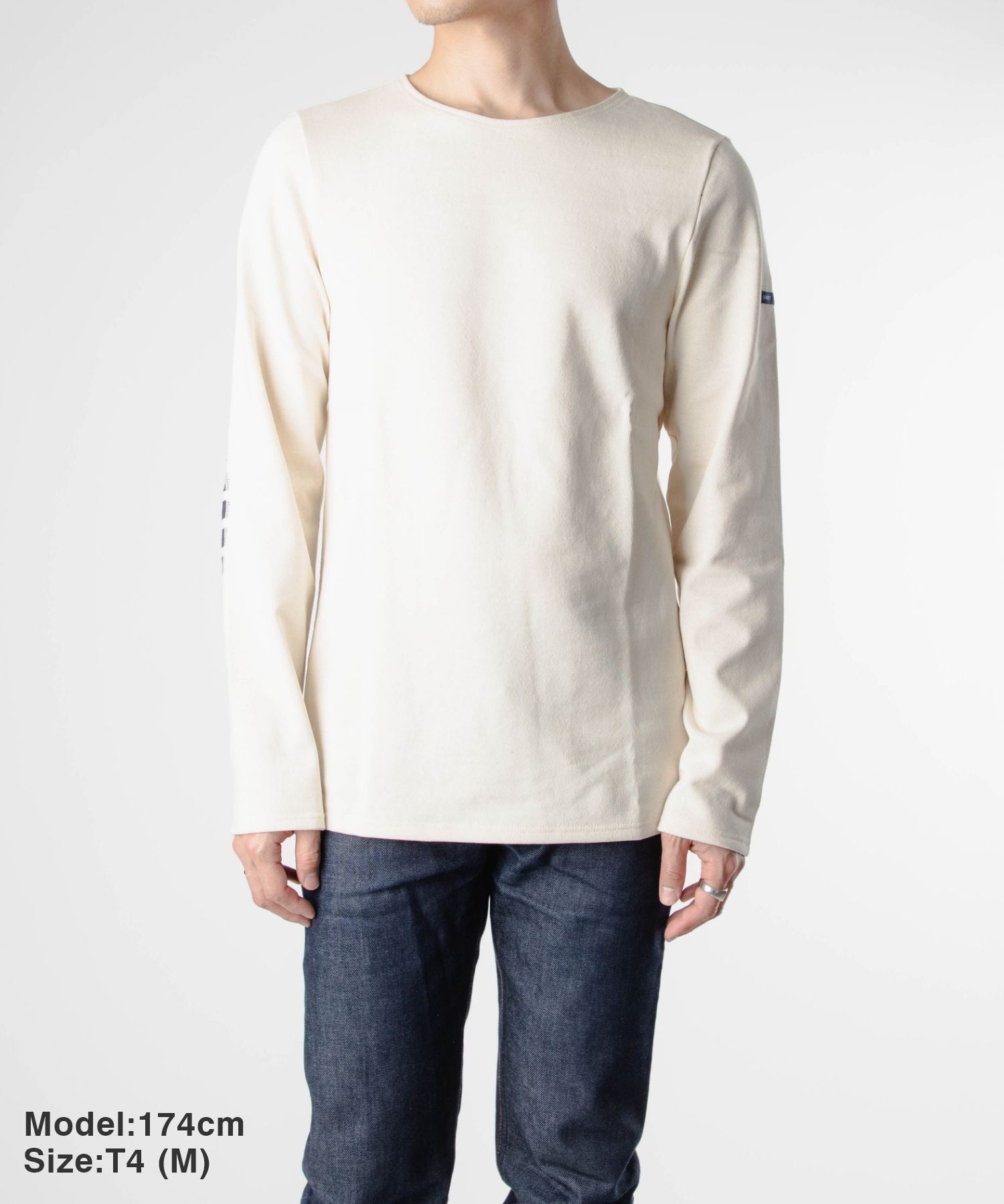 セントジェームス SAINT JAMES セントジェームス SAINT JAMES 8441 Tシャツ メンズ レディース トップス 長袖 ボーダーカットソー コットン ECRU MERIDIEN MODERNE U COUD 0844 （NAVY） NAVY