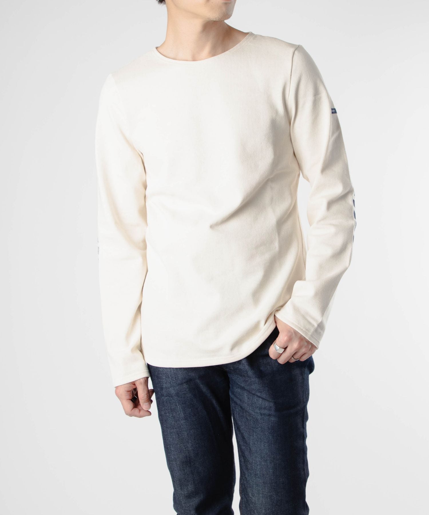セントジェームス SAINT JAMES セントジェームス SAINT JAMES 8441 Tシャツ メンズ レディース トップス 長袖 ボーダーカットソー コットン ECRU MERIDIEN MODERNE U COUD 0844 （NAVY） NAVY
