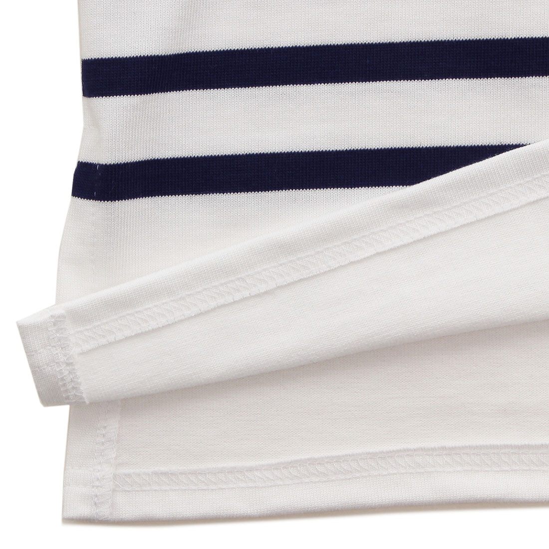 セントジェームス SAINT JAMES Tシャツ カットソー ナヴァル ホワイト ネイビー メンズ レディース ユニセックス ST.JAMES 2691 コットン100%
