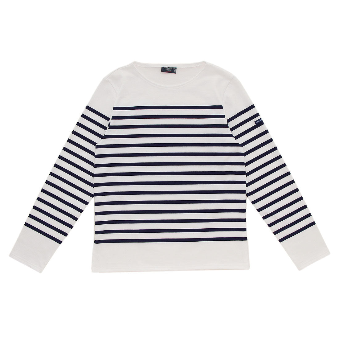 セントジェームス SAINT JAMES Tシャツ カットソー ナヴァル ホワイト ネイビー メンズ レディース ユニセックス ST.JAMES 2691 コットン100%