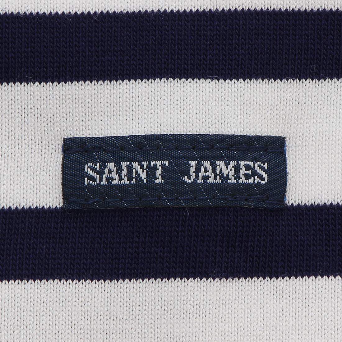 Saint James T-shirt Cut and Sew Naval White Navy Men's Women's Unisex